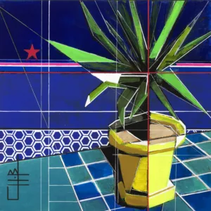 Représentation d'un Yucca d'inspiration marocaine